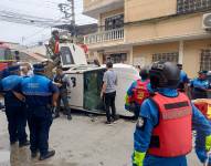 El siniestro ocurrió aproximadamente a las 14:00 de este lunes 25 de agosto.