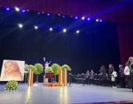 Los restos de Paulina Tamayo, la grande del Ecuador, ya se encuentran en la Casa de la Cultura.