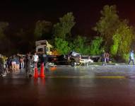 Agentes de la CTE, OIAT, policías y personal del Ministerio de Salud Pública (MSP) acudieron a atender la emergencia.