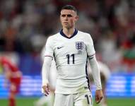 Phil Foden, delantero de la selección inglesa.