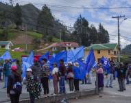 Imagen de la Federación de Organizaciones Indígenas y Campesinas del Azuay este 23 de septiembre del 2025.