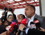 Marcelo Orellana en declaraciones a la prensa.