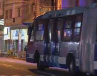 Imagen de un carro de la Metrovía.