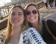 Úrsula Strenge y Camila en Nueva York.