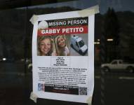 Un letrero de Gabby Petito, a quien se la busca desde inicios de septiembre.