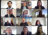 La sesión del Consejo de Judicatura.