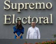 La candidata y exreina de belleza Berenice Quezada era la rival más cercana en las elecciones contra Daniel Ortega.