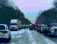Autoridades en el choque automovilístico en la carretera I-70, condado de Virgo.