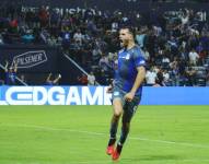 Archivo Facundo Castelli celebración. (Emelec)