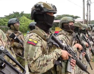 Imagen de militares en Monte Sinaí.