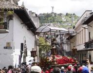 La Procesión Jesús del Gran Poder en Quito, en 2022.