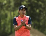 El entrenador de la Selección Femenina de Ecuador, Eduardo Moscoso