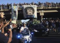 Foto de archivo del 26 de noviembre 2020, en Buenos Aires, cuando el pueblo argentino despidió a Diego Armando Maradona.