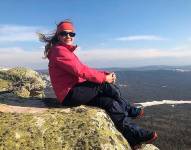 Imagen de la alpinista rusa Natalia Nagovitsyna.