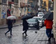 Las lluvias en Ecuador serán de variable intensidad.