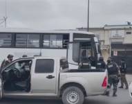 Exteriores del centro de privación de libertad de Machala.