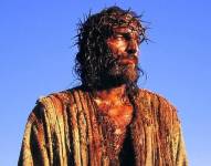Jim Caviezel en el papel de Jesús de Nazareth.