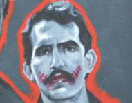 Fotografía de archivo de un retrato de Luis Alfredo Garavito, el mayor confeso asesino en serie de niños.