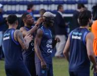 Entrenamiento de la selección de Ecuador en Guayaquil el 2 de junio.