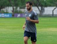 Facundo Castelli en entrenamientos con el Emelec.