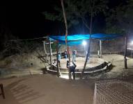 El hecho se registró en las afueras de la ciudadela Jorge Lomas, a unos 800 metros de la vía al balneario Punta Bellaca. Foto: Redes