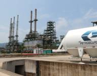 Imagen de la Refinería de Petroecuador