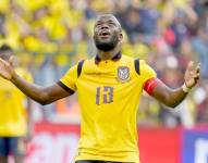 Enner Valencia, delantero de Ecuador, que está lesionado.
