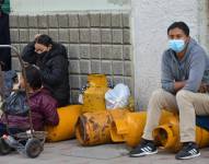 Las distribuidoras de gas de Cuenca no pueden abastecer a todas las familias.