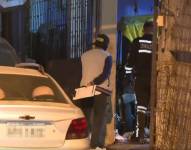 Foto de la vivienda donde tres personas fueron asesinadas en Guayaquil.