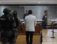 Imagen de archivo de alias Estimado, durante una audiencia.