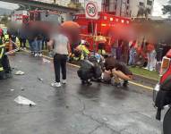 Seis personas resultaron heridas.