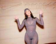 Kim Kardashian en el lanzamiento de NikeSKIMS.