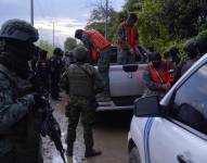 Imagen de la reconstrucción de los hechos del caso Las Malvinas el 17 de marzo de 2025.