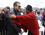 Daniel Noboa en un evento en Chimborazo, el 18 de septiembre.