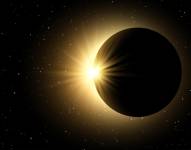 Imagen de referencia de un eclipse solar.