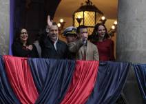 5 de diciembre de 2024. Pabel Muñoz y Daniel Noboa desde el Palacio de Carondelet.