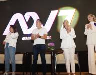 Reunión nacional de ADN en la que Daniel Noboa anunció formalmente su candidatura.