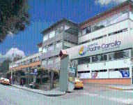 Exteriores del Hospital Padre Carollo.