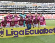 Jugadores de Independiente del Valle previo al partido contra Universidad Católica por la LigaPro