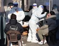 En Corea del Sur se realizan pruebas de COVID-19.