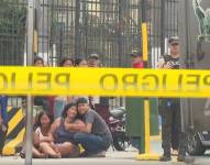 Imagen de una escena del crimen de un asesinato en el Mercado Montebello.