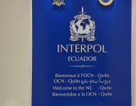 Imagen de la sede de la Interpol en Ecuador