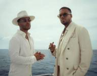 Romeo Santos y Prince Royce en el videoclip.