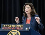 Imagen de archivo de la gobernadora de Nueva York, Kathy Hochu.