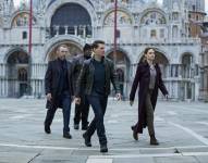 MADRID (12/07/2023).- Fotograma de una escena de Misión Imposible: Sentencia Mortal. Parte Uno en la que aparecen los actores Simon Pegg, Ving Rhames, Tom Cruise y Rebecca Ferguson.