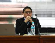 Imagen del 30 de mayo del 2022 de Walter Samno Macías, entonces juez de la Corte Nacional.