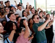 El 23 de enero de 2025, en Portoviejo. El presidente Noboa hizo la socialización de Jóvenes en Acción.
