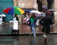 Fotografía de archivo de lluvia Loja.