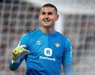 El portero Fran Vieites, figura del Real Betis.