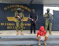 El sujeto aprehendido dijo que pertenecía al grupo de Los Choneros.